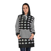 Rainbow Indigenous Bison Innii Women's Hoodie Dress (AOP)