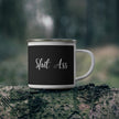 Sh%t A$$ Rez Humor Enamel Camping Mug