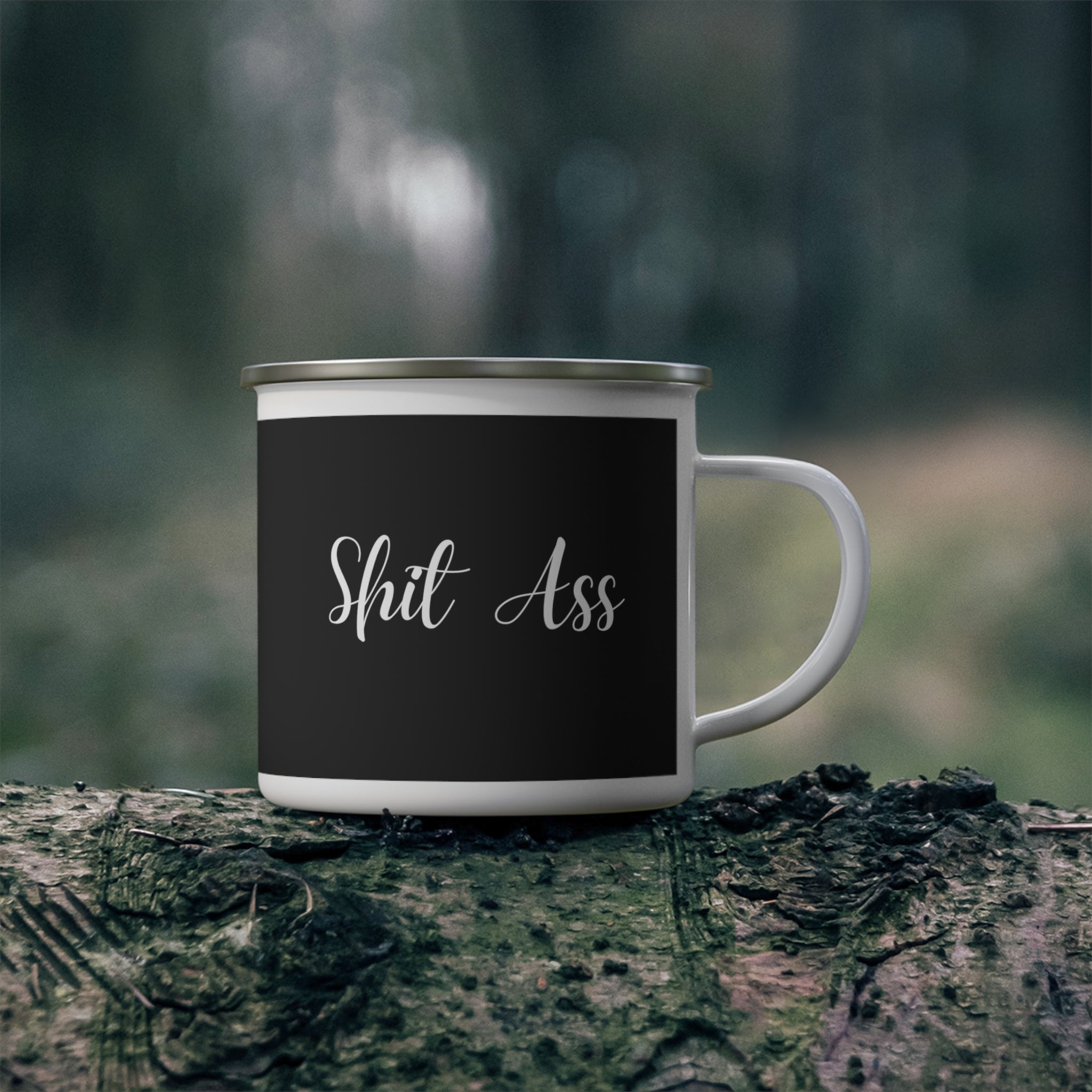 Sh%t A$$ Rez Humor Enamel Camping Mug