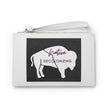 Native Decolonizing Black/Magenta Clutch Bag