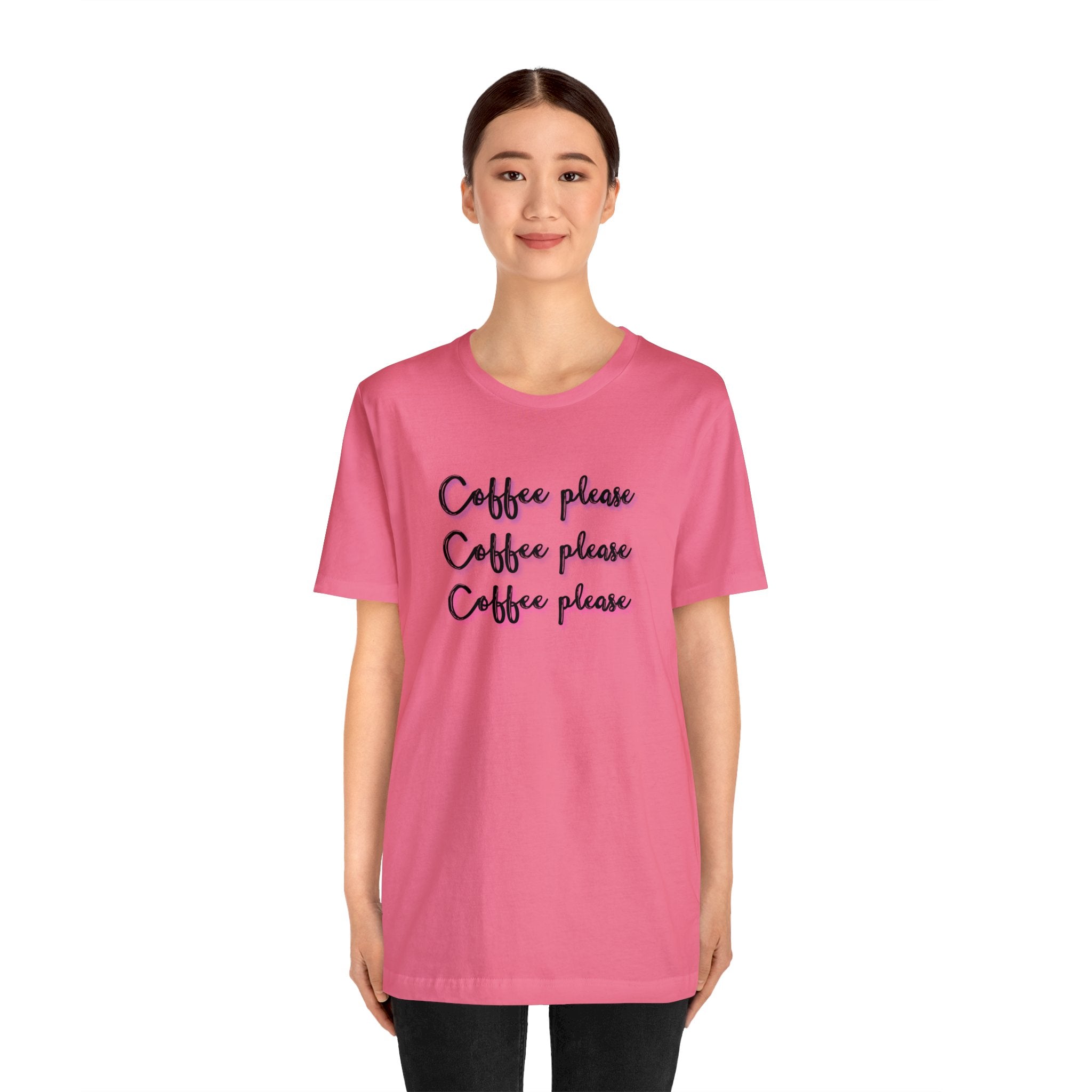 Coffee Coffee Coffee Unisex Jersey Short Sleeve Tee