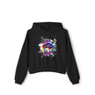 Native Innii aka Bison Graphic, Still Here, Native Pride, Black, Dust, Green or Athletic, Women's Cinched Bottom Hoodie