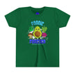 Foodie, Peas in a Pod, Healthy, White, Black, Green, or Blue Youth Short Sleeve Tee