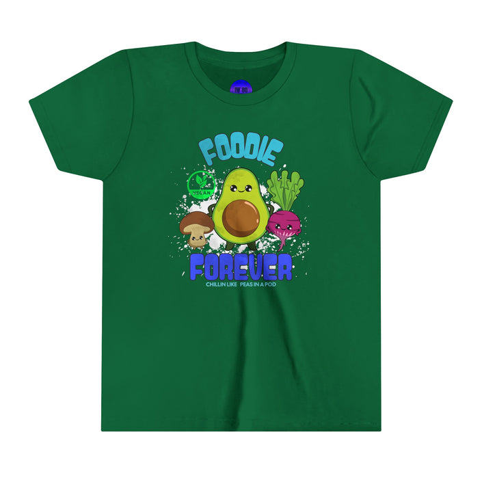 Foodie, Peas in a Pod, Healthy, White, Black, Green, or Blue Youth Short Sleeve Tee