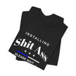 Native Humor, Sh*T A$$, Black Unisex Jersey Short Sleeve Tshirt