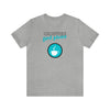 Coffee first please teal Unisex Jersey Short Sleeve Tee