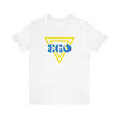 Yield Thy Ego Black Gray and White Unisex Jersey Short Sleeve Tee