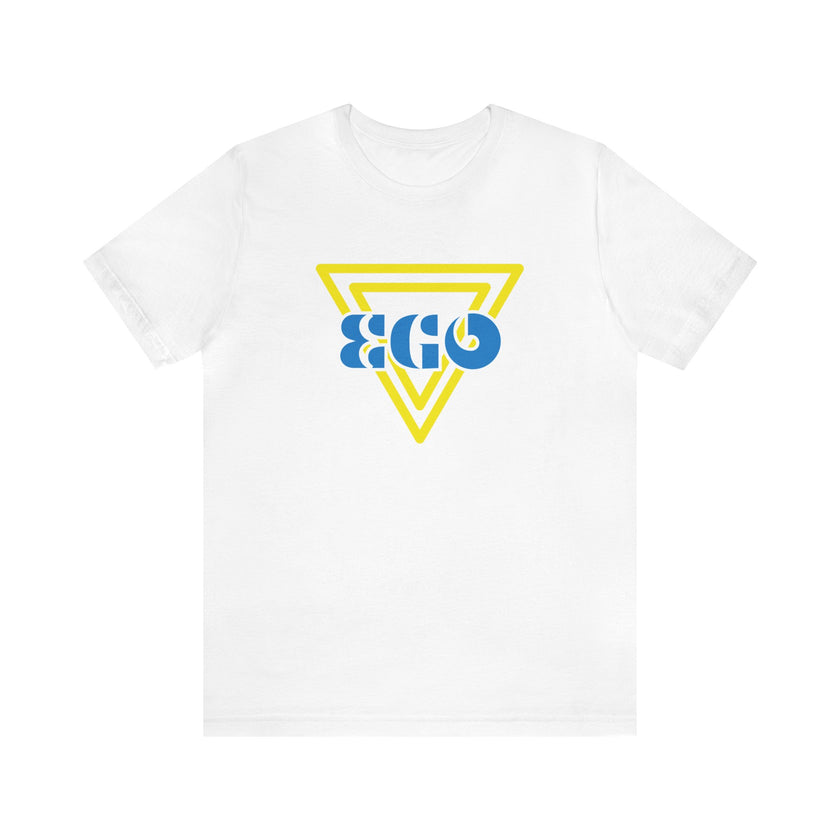 Yield Thy Ego Black Gray and White Unisex Jersey Short Sleeve Tee