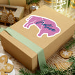 Pink Native Bison Kiss-Cut Stickers