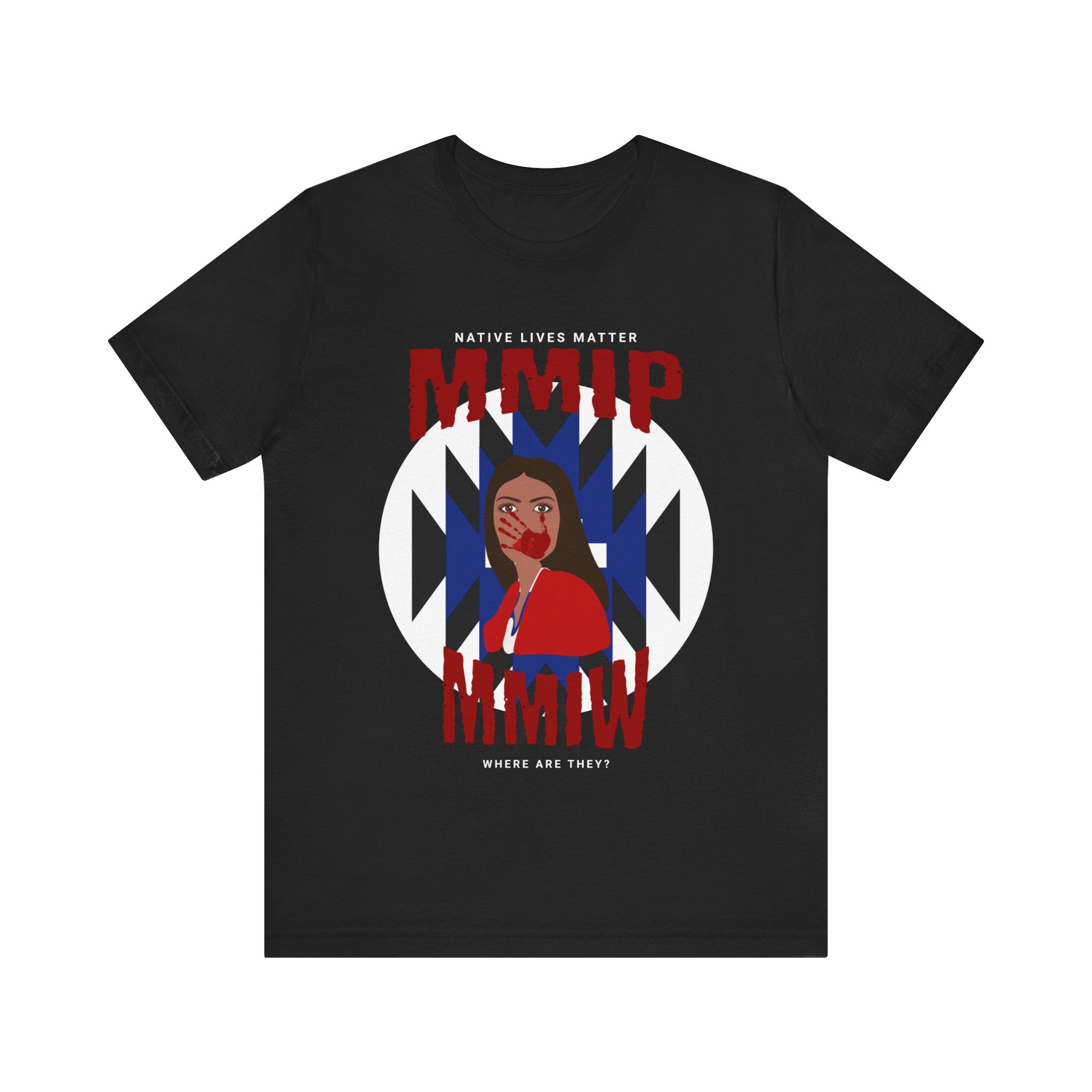 Black MMIP MMIW Shirt, Unisex Jersey Short Sleeve Tee