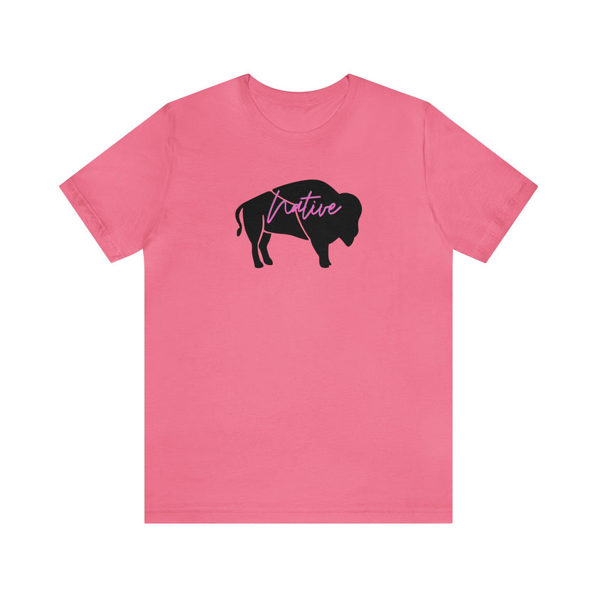 Native Bison Unisex Jersey Short Sleeve Tee