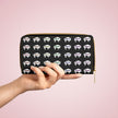 Black-Rainbow Indigenous White Innii-Bison Zipper Wallet-Native Collection-Iron Woman 80