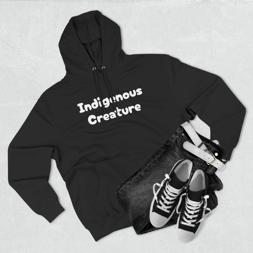 Indigenous Creature Three-Panel Fleece Hoodie