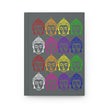 Buddha rainbow Hardcover Journal Matte