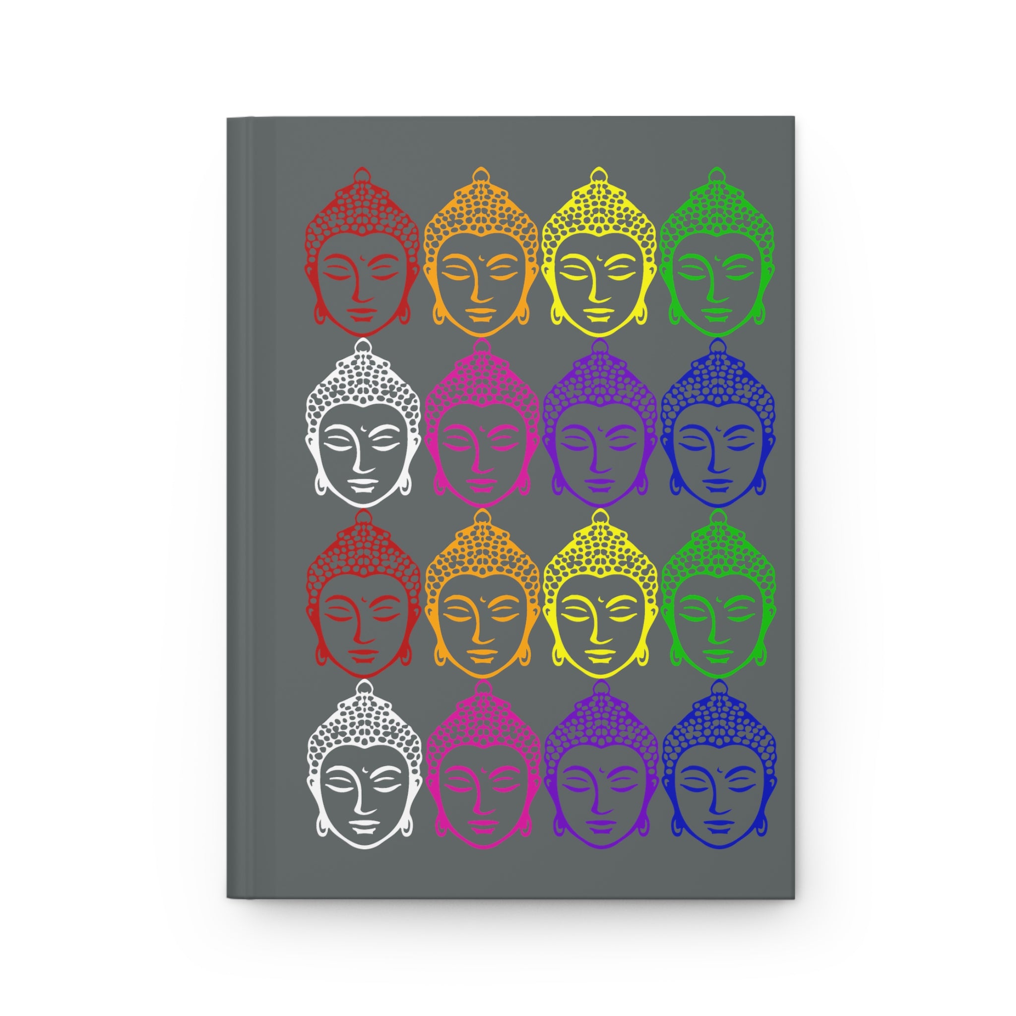 Buddha rainbow Hardcover Journal Matte