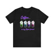 Coffee frapp rainbow black Unisex Jersey Short Sleeve Tee