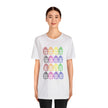 Rainbow of Buddhas Unisex Jersey Short Sleeve Tee