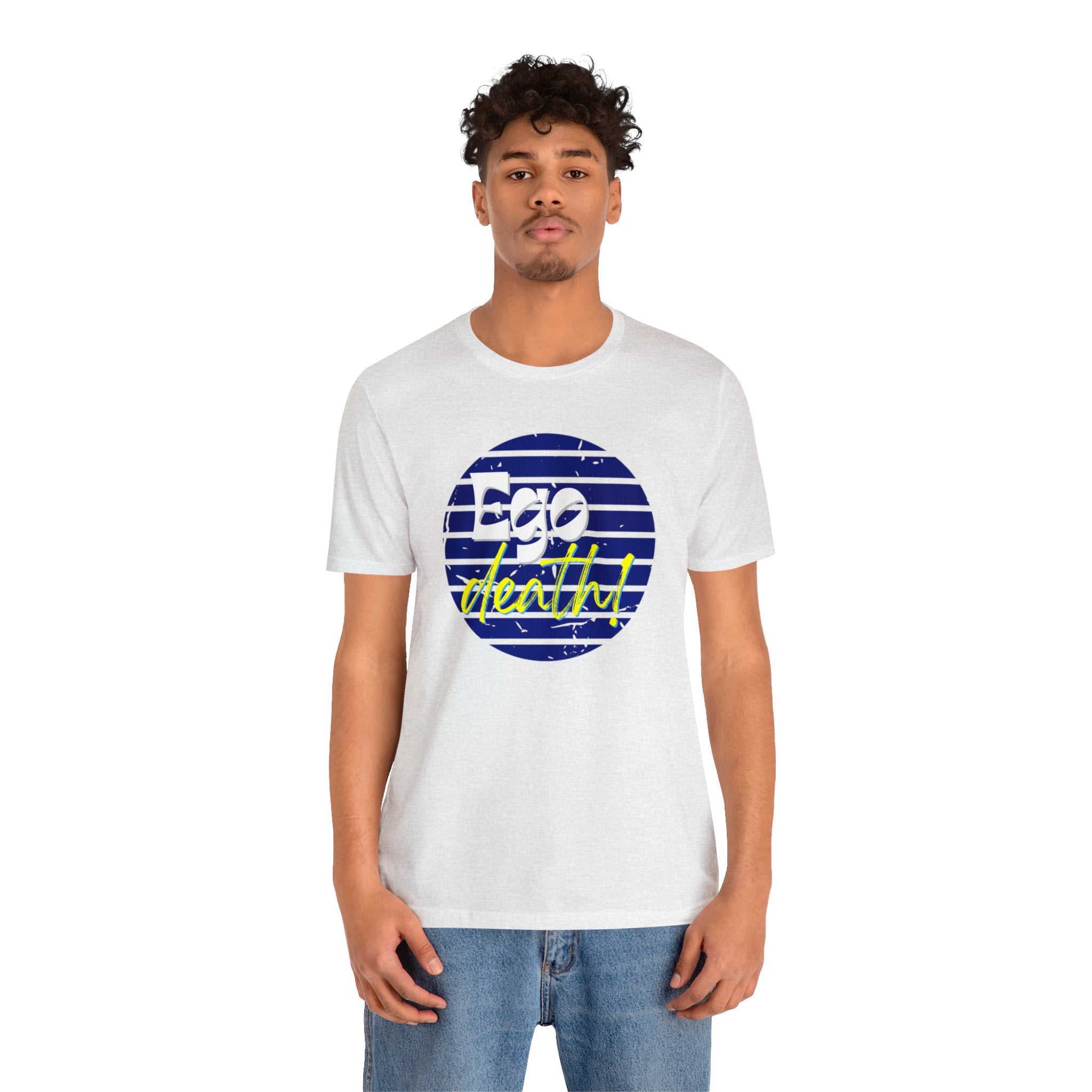 Black Ego death! Positive Vibes Collection Unisex Jersey Short Sleeve Tee