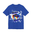 Native Innii aka Bison Graphic, Still Here, Native Pride, White, Orange, Black, Green, Blue, or Red Unisex Jersey Short Sleeve Tee