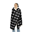 Multi Colored Innii-Bison Native Collection Snagging Blanket-Snuggle Blanket-Pow Wow Blanket