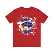 Native Innii aka Bison Graphic, Still Here, Native Pride, White, Orange, Black, Green, Blue, or Red Unisex Jersey Short Sleeve Tee