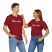 Snaggable, Rez Humor, Black, Asphalt, Pink or Red, Unisex Jersey Short Sleeve Tee