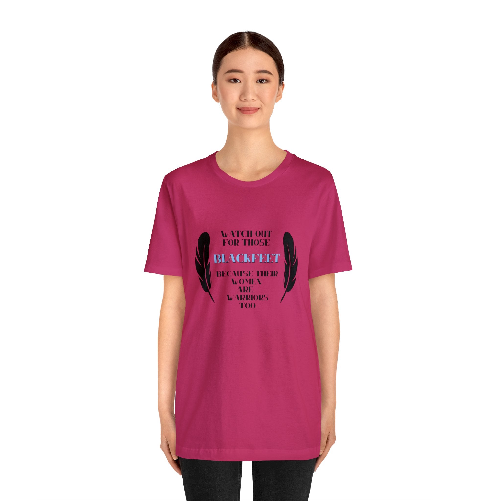 Blackfeet Women Warriors Unisex Jersey Short Sleeve Tee