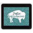 Native Decolonizing White Bison Gaming Mouse Pad
