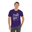 Yoga Nature Gratitude, Black, Green, Aqua, True Royal, Purple, Berry and Red, Unisex Jersey Short Sleeve Tshirt