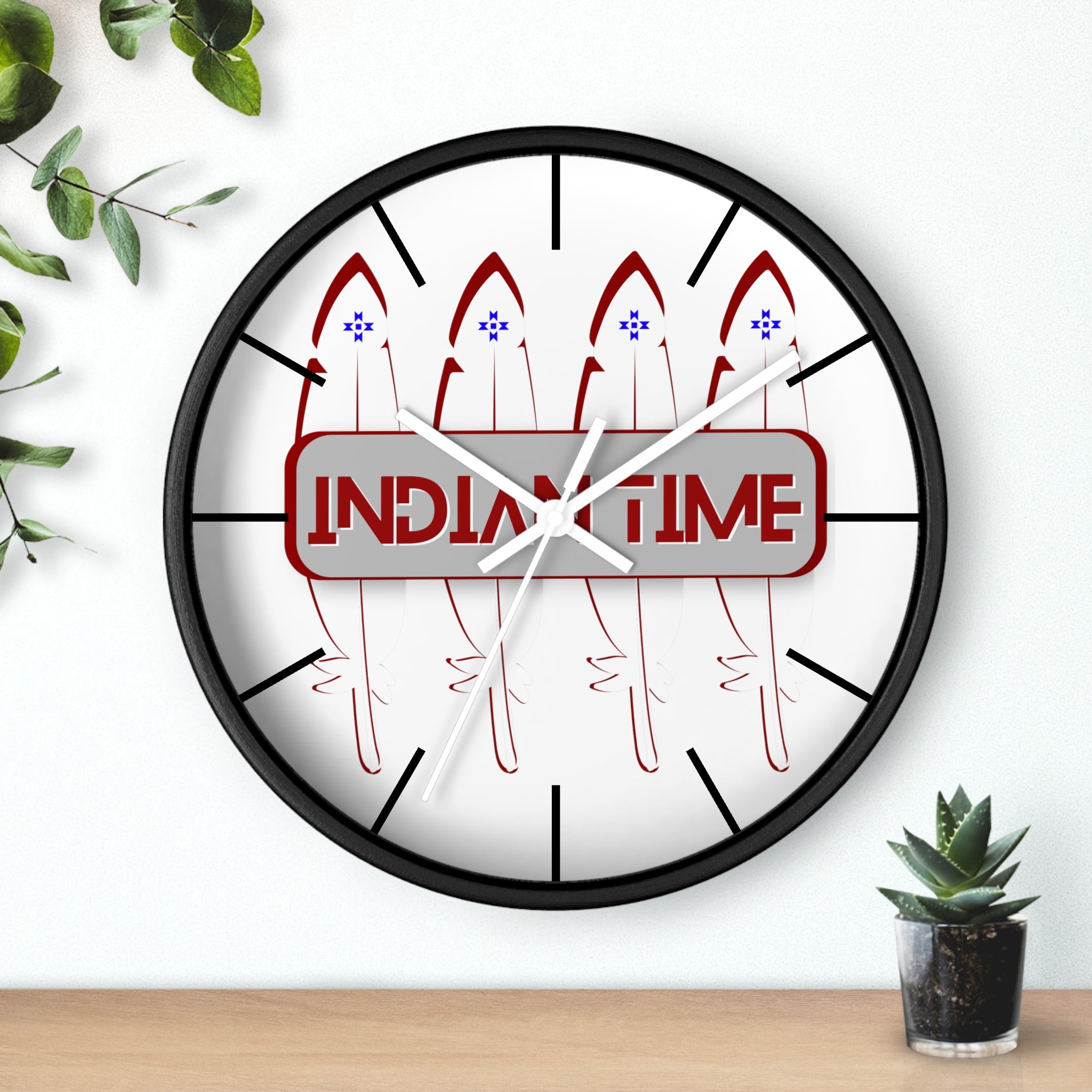 Indian Time Wall clock