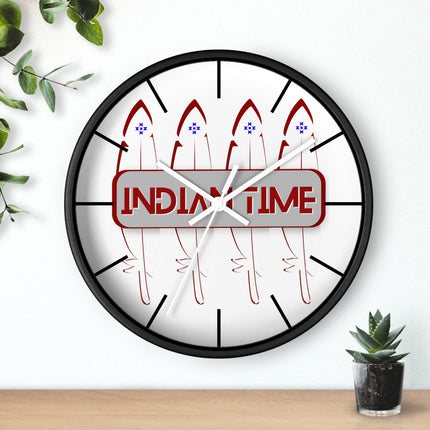 Indian Time Wall clock