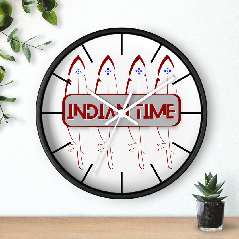 Indian Time Wall clock