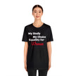 Equality for Women My Body My Choice Womens Rights Awareness black white Unisex  Short Sleeve Tee