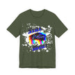 Native Innii aka Bison Graphic, Still Here, Native Pride, White, Orange, Black, Green, Blue, or Red Unisex Jersey Short Sleeve Tee