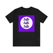 Latte Latte Latte purple graphic Unisex Jersey Short Sleeve Tee