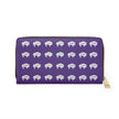 Purple-Rainbow Native White Innii-Bison Zipper Wallet-Native Collection-Iron Woman 80
