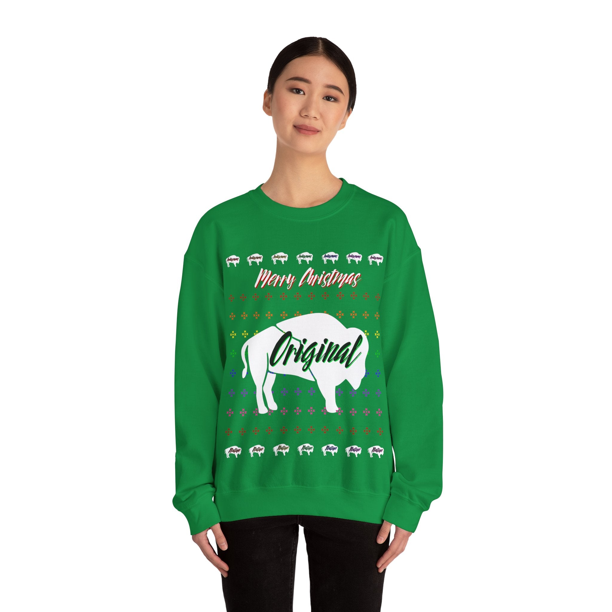 Ugly Christmas Original Black Unisex Heavy Blend™ Crewneck Sweater