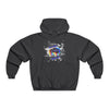 Native Innii aka Bison Graphic, Still Here, Native Pride, Blue, Grey, Black or Red Men's NUBLEND® Hooded Sweatshirt