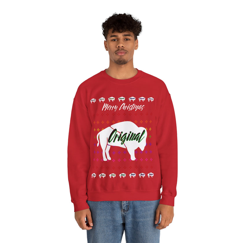 Ugly Christmas Original Black Unisex Heavy Blend™ Crewneck Sweater