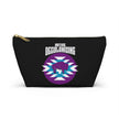 Native American White Innii aka Bison Decolonizing Accessory Pouch w T-bottom, Makeup Bag
