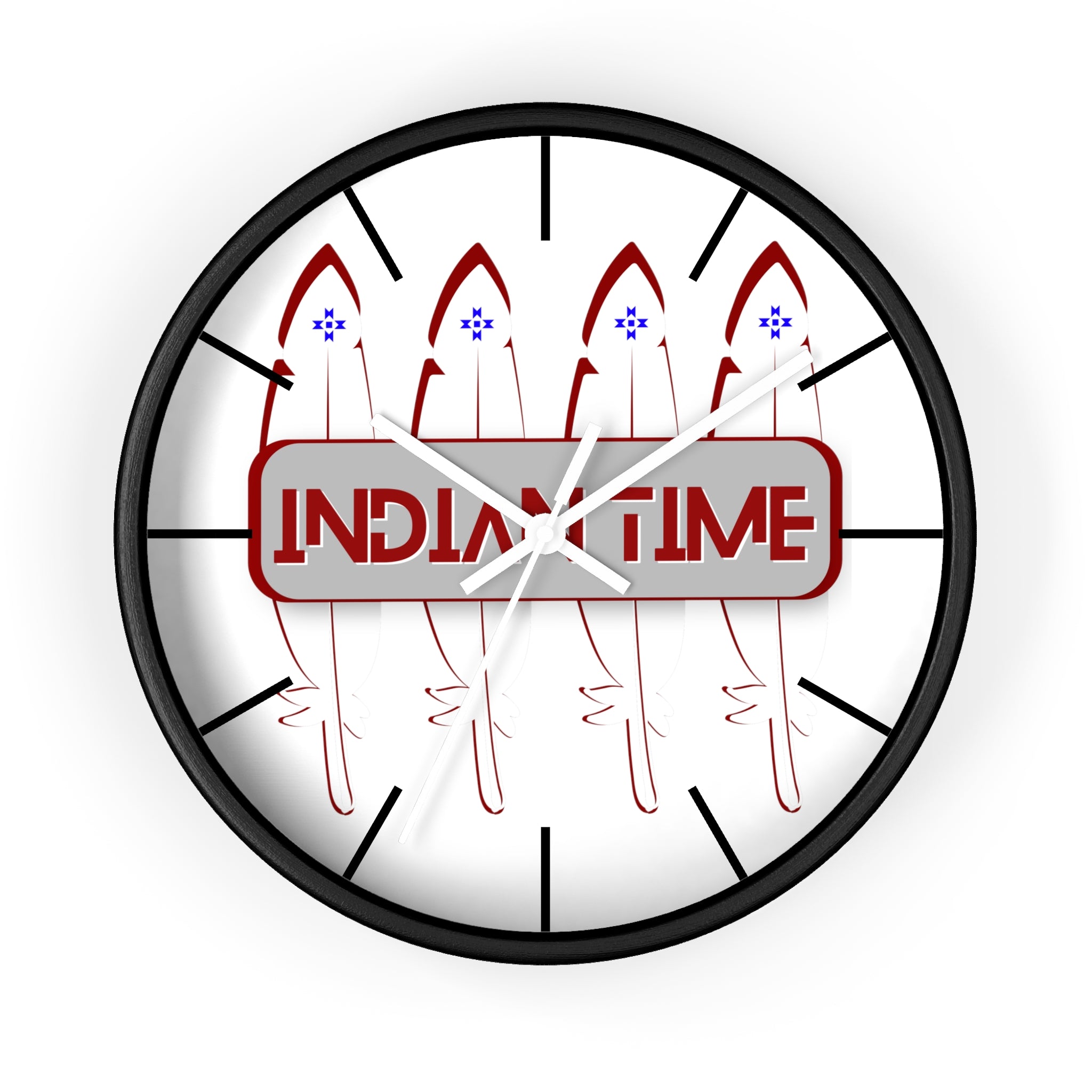 Indian Time Wall clock