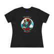 Warrior Woman, Graphic, Black, White or Pink, Women's Cotton Tee