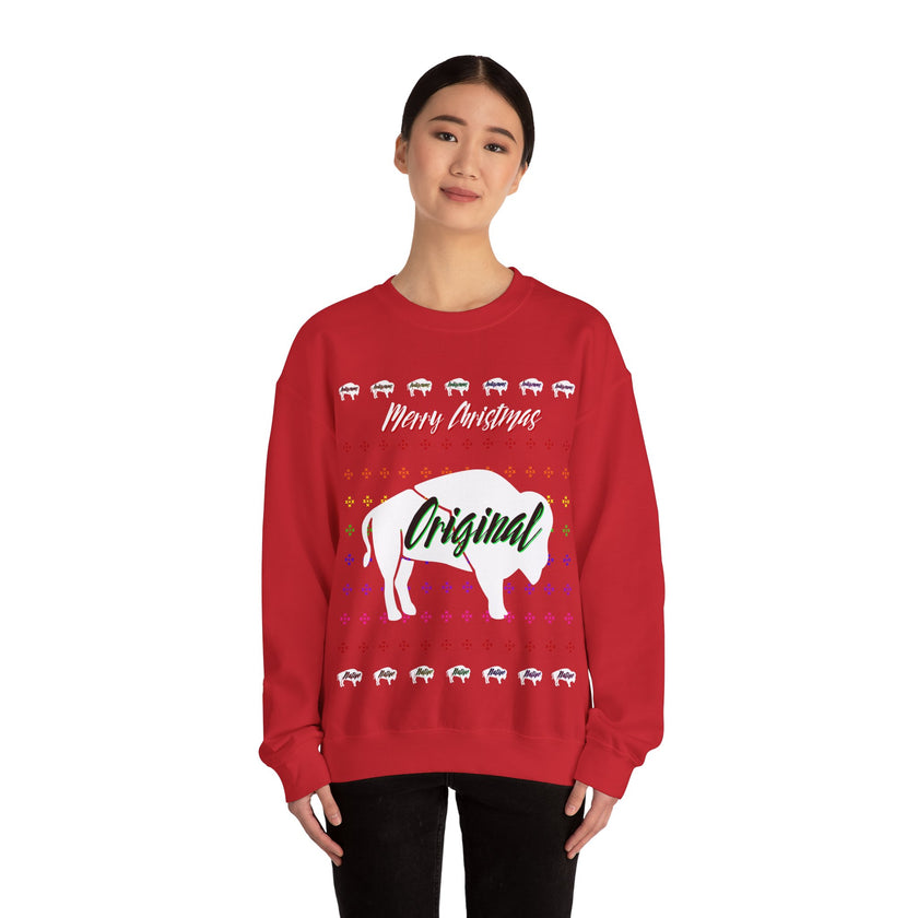 Ugly Christmas Original Black Unisex Heavy Blend™ Crewneck Sweater