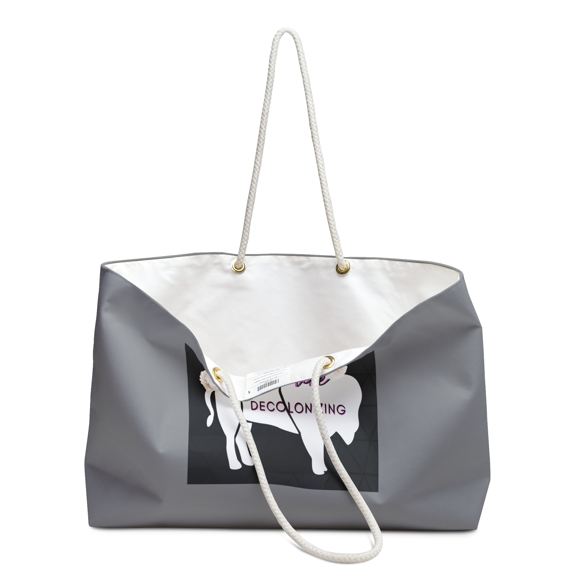 Native Decolonizing Black/Magenta Weekender Bag