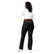 Black, Warrior Strength, Native Rainbow Stars, Flare leggings