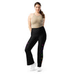 Black, Warrior Strength, Native Rainbow Stars, Flare leggings