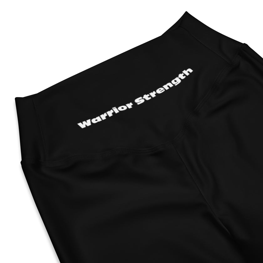 Black, Warrior Strength, Native Rainbow Stars, Flare leggings