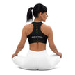 Warrior Strength, Native Rainbow Stars Black Padded Sports Bra