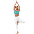 Warrior Strength, Native Rainbow Stars Turquoise Padded Sports Bra