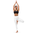 Warrior Strength, Native Rainbow Stars Black Padded Sports Bra